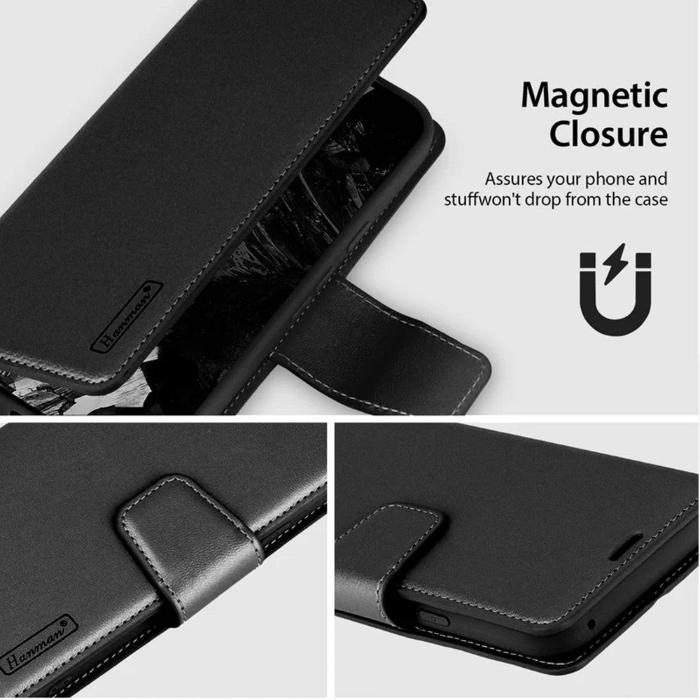 Hanman PU Flip Leather Wallet Cover Case for Google Pixel 10 Pro XL