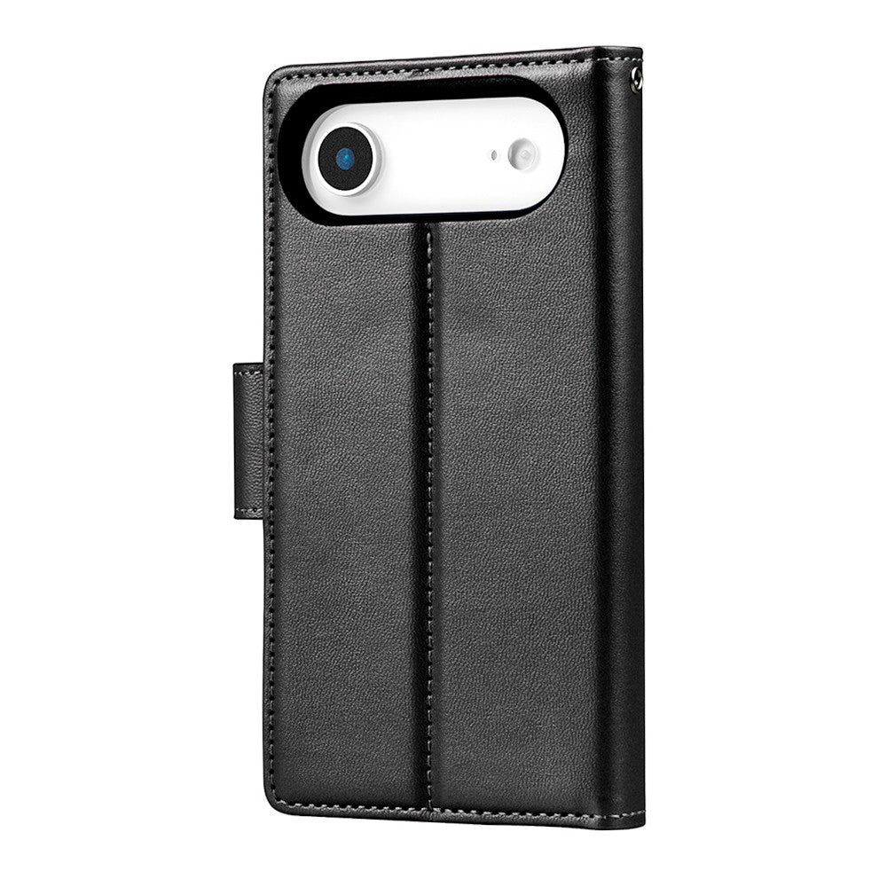 Hanman 2 in 1 Detachable Magnetic Flip Leather Wallet Cover Case for iPhone 17 Air