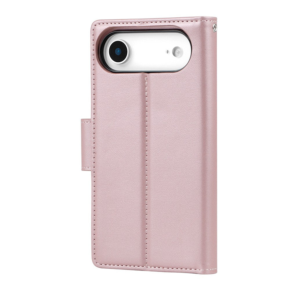 Hanman 2 in 1 Detachable Magnetic Flip Leather Wallet Cover Case for iPhone 17 Air