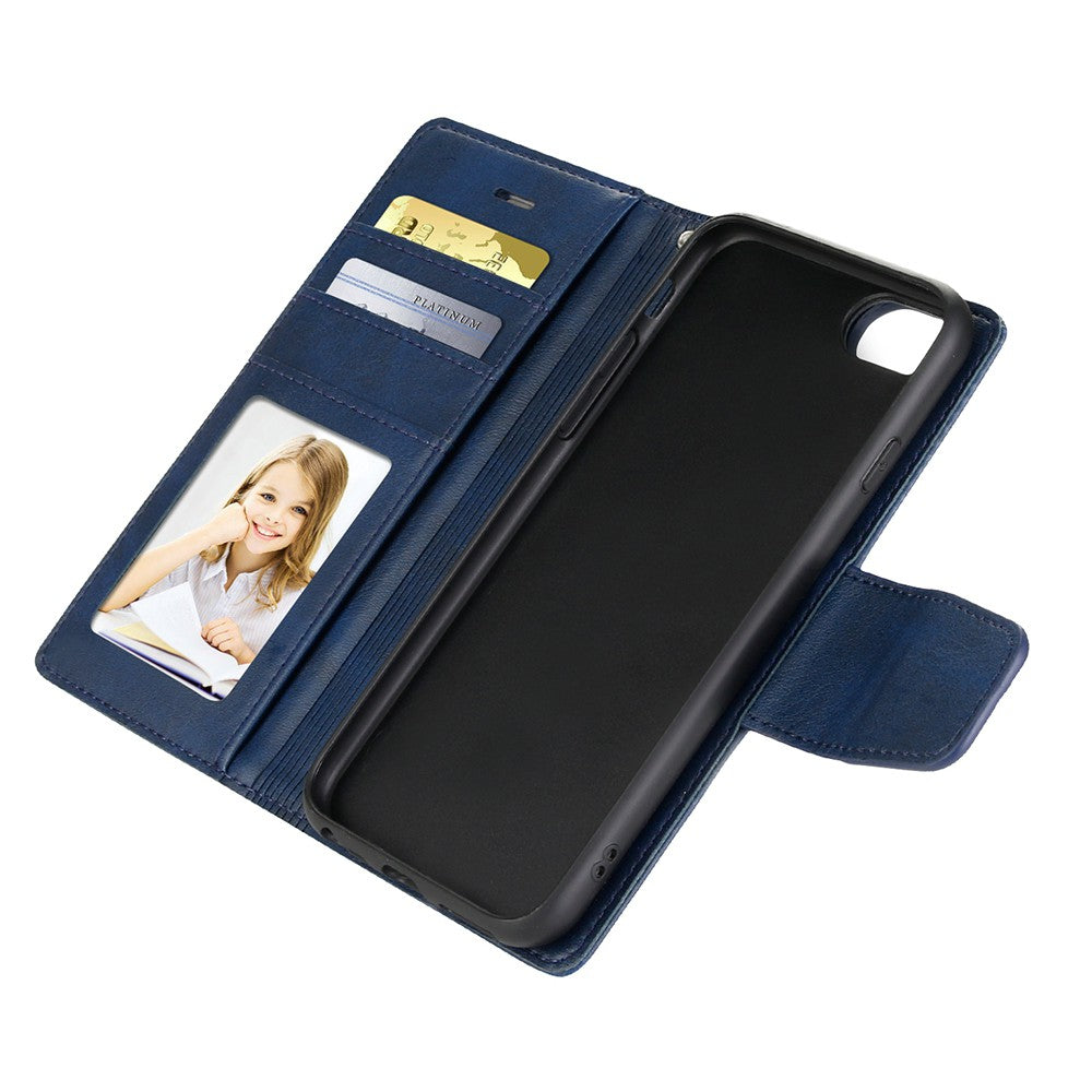 Hanman 2 in 1 Detachable Magnetic Flip Leather Wallet Cover Case for iPhone 6 / 6S / 7 / 8 / SE (2020) / SE (2022)