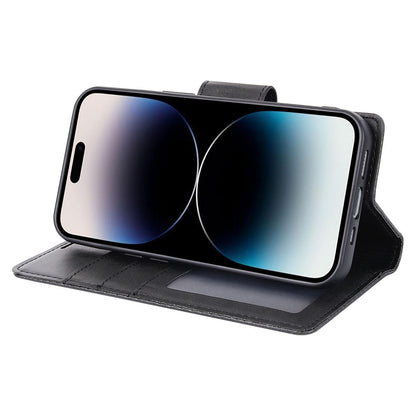 Hanman 2 in 1 Detachable Magnetic Flip Leather Wallet Cover Case for iPhone 15 Pro