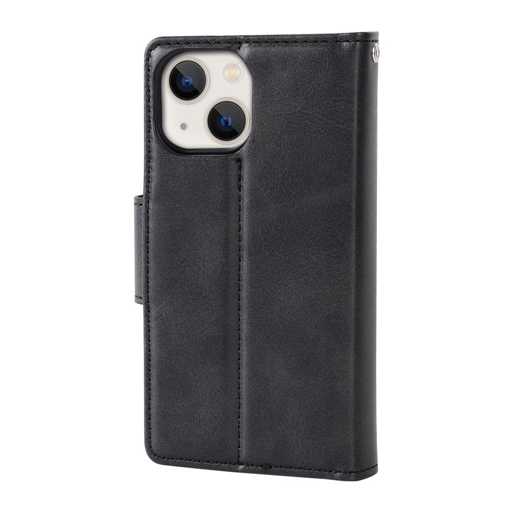 Hanman 2 in 1 Detachable Magnetic Flip Leather Wallet Cover Case for iPhone 13/14