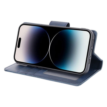 Hanman 2 in 1 Detachable Magnetic Flip Leather Wallet Cover Case for iPhone 13 / 14