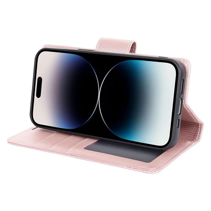 Hanman 2 in 1 Detachable Magnetic Flip Leather Wallet Cover Case for iPhone 13 / 14