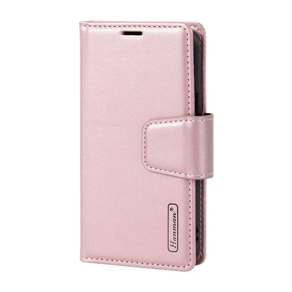 Hanman 2 in 1 Detachable Magnetic Flip Leather Wallet Cover Case for iPhone 13 Pro Max