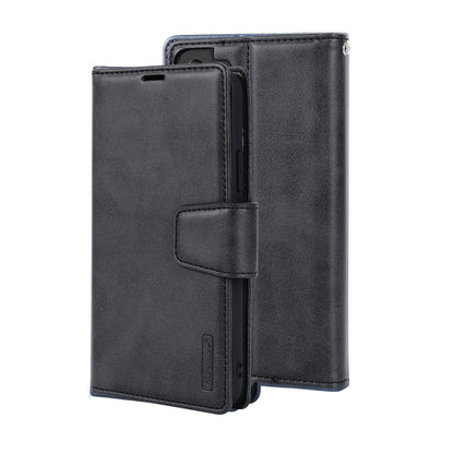 Hanman 2 in 1 Detachable Magnetic Flip Leather Wallet Cover Case for Samsung Galaxy S24 / S25