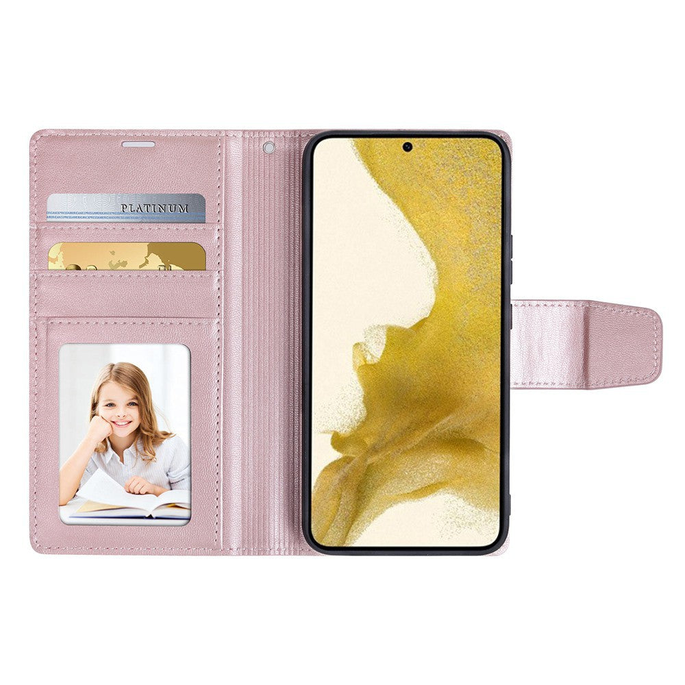 Hanman 2 in 1 Detachable Magnetic Flip Leather Wallet Cover Case for Samsung Galaxy S24 Plus / S25 Plus