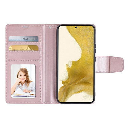 Hanman 2 in 1 Detachable Magnetic Flip Leather Wallet Cover Case for Samsung Galaxy S24 Plus / S25 Plus