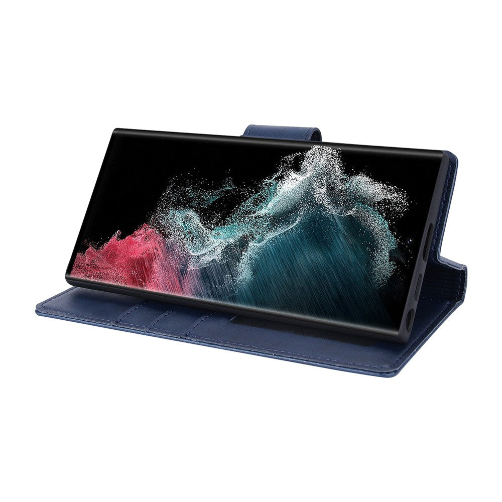 Hanman 2 in 1 Detachable Magnetic Flip Leather Wallet Cover Case for Samsung Galaxy S25 Edge