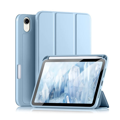 Soft TPU Back Shell Slim Cover Case with Auto Sleep / Wake for iPad Mini 6 / Mini 7