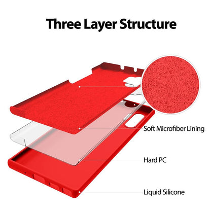 Mercury Silicone Cover Case for Samsung Galaxy Note 10 Plus