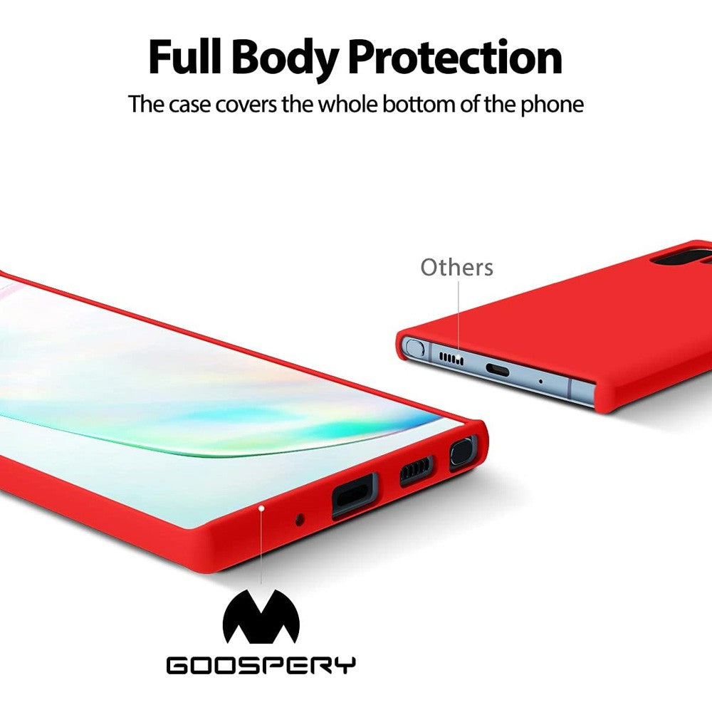 Mercury Silicone Cover Case for Samsung Galaxy Note 10 Plus