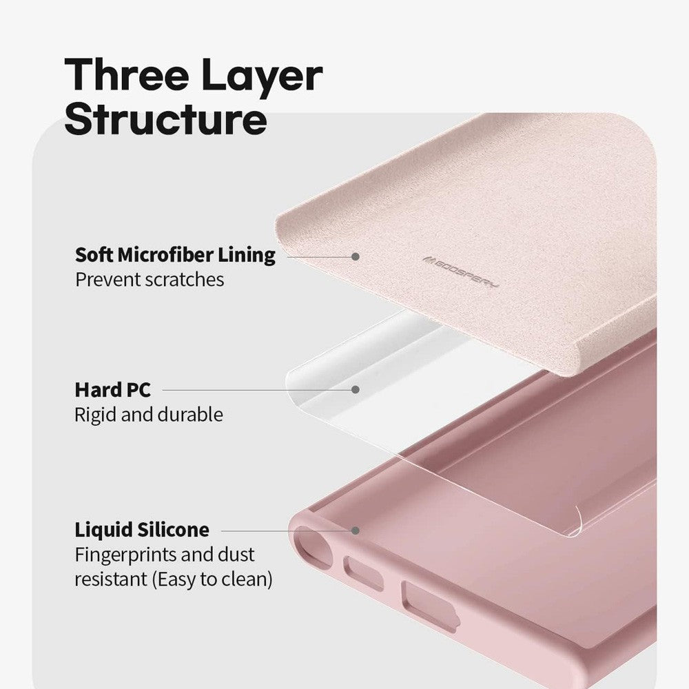 Mercury Silicone Cover Case for Samsung Galaxy S22 Ultra