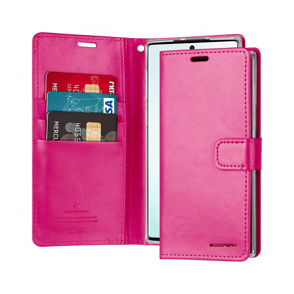 Mercury Blue Moon Diary Cover Case for Samsung Galaxy Note 10