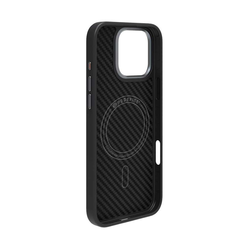REDEFINE Armor Xtreme Soft TPU+1500D Kevlar Magnetic Case for iPhone 16 Pro