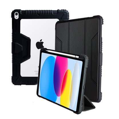 Armor Shockproof Smart Flip Case Cover for iPad 10th (2022) / A16 (2025)