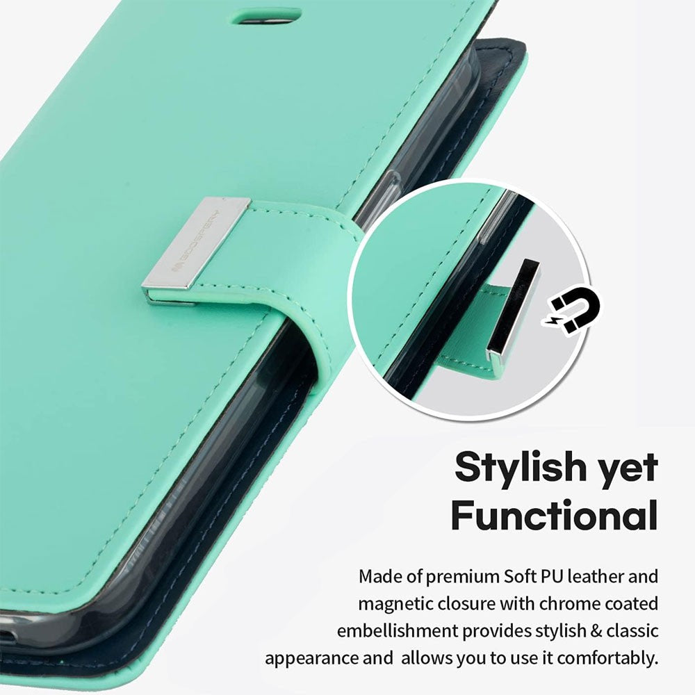 Mercury Rich Diary Case for iPhone 14 Plus