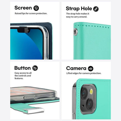 Mercury Rich Diary Case for iPhone 13/14