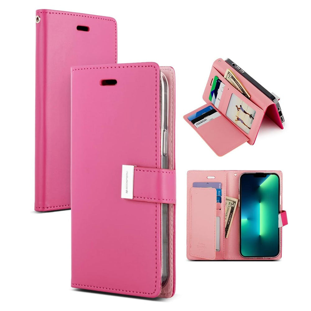 Mercury Rich Diary Case for iPhone 14 Pro