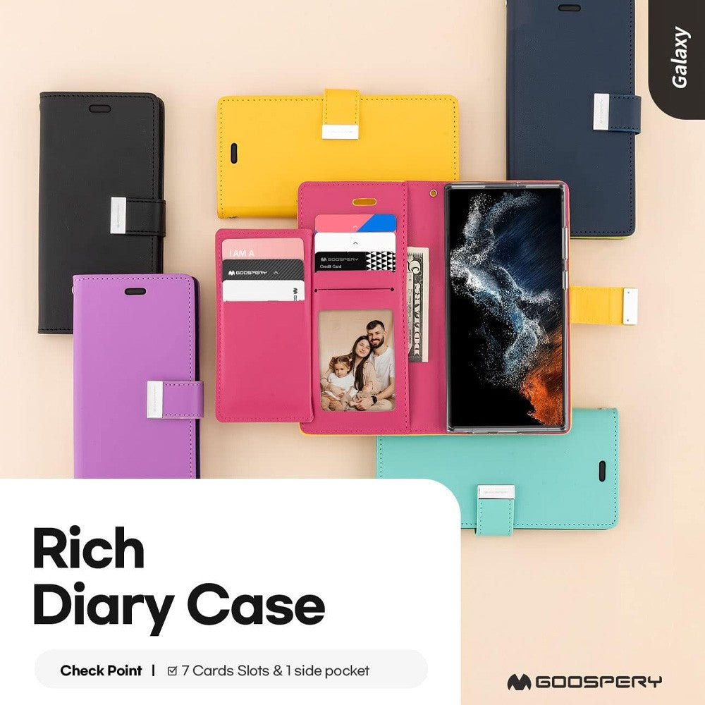 Mercury Rich Diary Case for Samsung Galaxy S23 Ultra