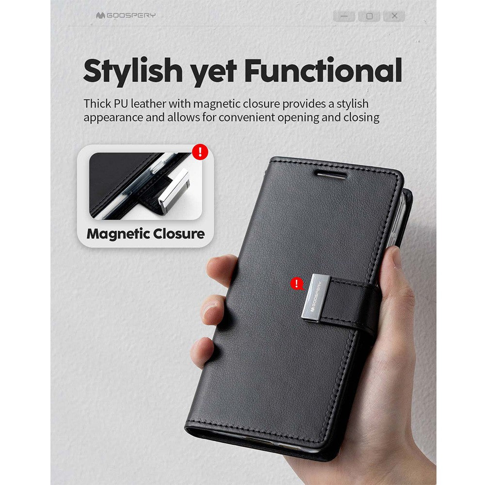 Mercury Rich Diary Case for Samsung Galaxy S25 Ultra