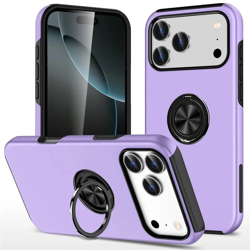 Magnetic Ring Holder Shockproof Cover Case for iPhone 17 Pro Max
