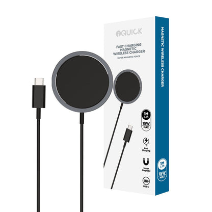 15W Fast Charging Magnetic Wireless Charger (Magsafe)