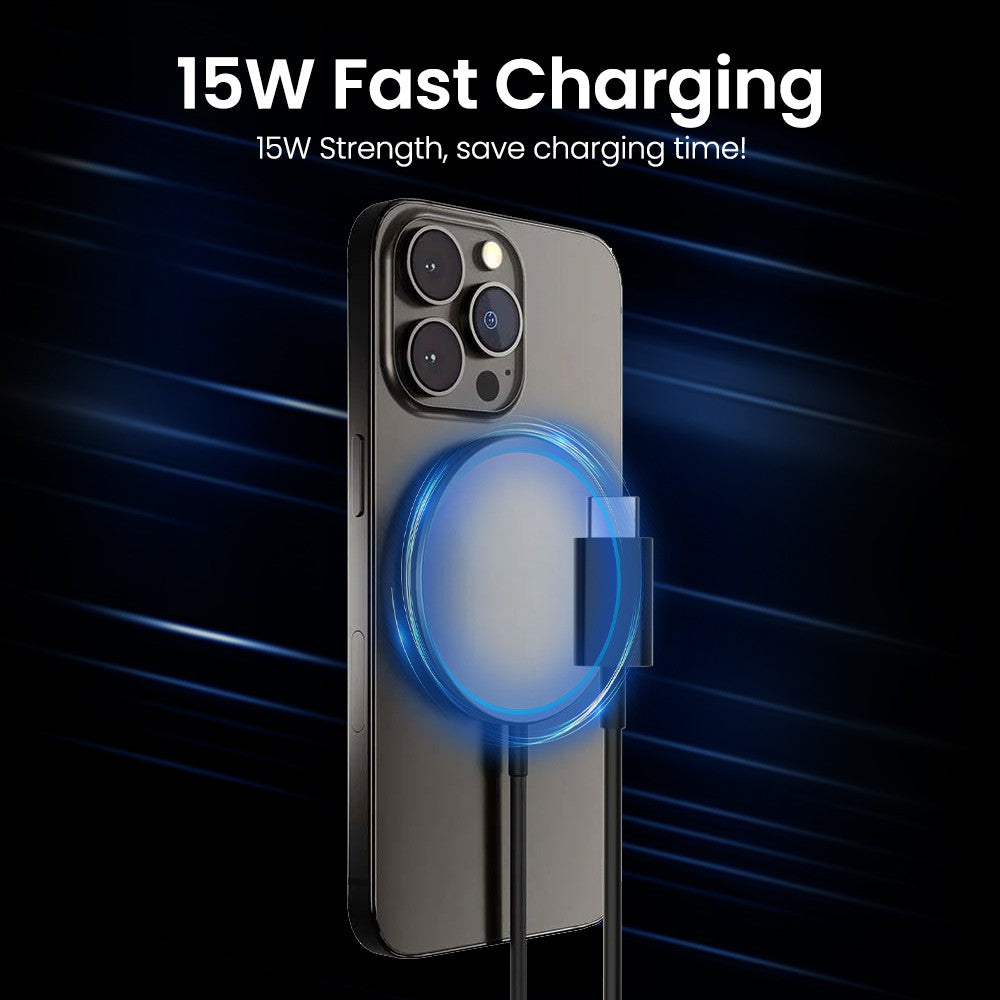 15W Fast Charging Magnetic Wireless Charger (Magsafe)