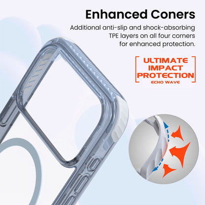 REDEFINE Echo Wave Ultimate Impact Protection Transparent Case for iPhone 17 Pro Max