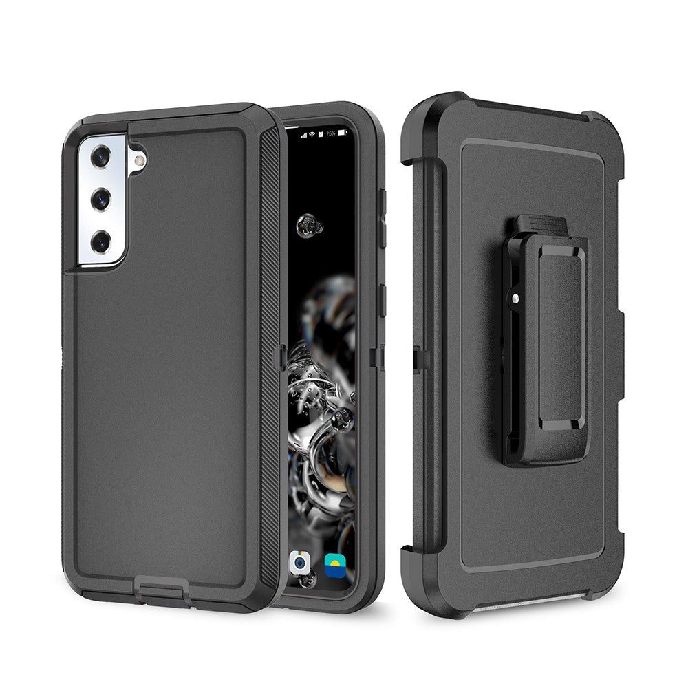 Shockproof Robot Armor Hard Plastic Case with Belt Clip for Samsung Galaxy S20 FE 5G