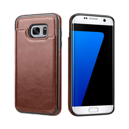 Back Flip Leather Wallet Case Cover for Samsung Galaxy S7
