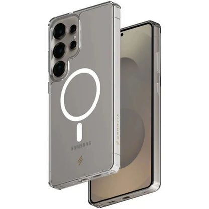 Shockproof Clear Magsafe Case for Samsung Galaxy S25 Edge-Transparent