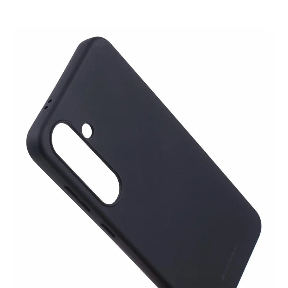 Mercury Soft Feeling Jelly Cover Case for Samsung Galaxy S24 Plus / S25 Plus-Black