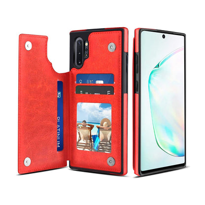 Back Flip Leather Wallet Cover Case for Samsung Galaxy Note 10 Plus