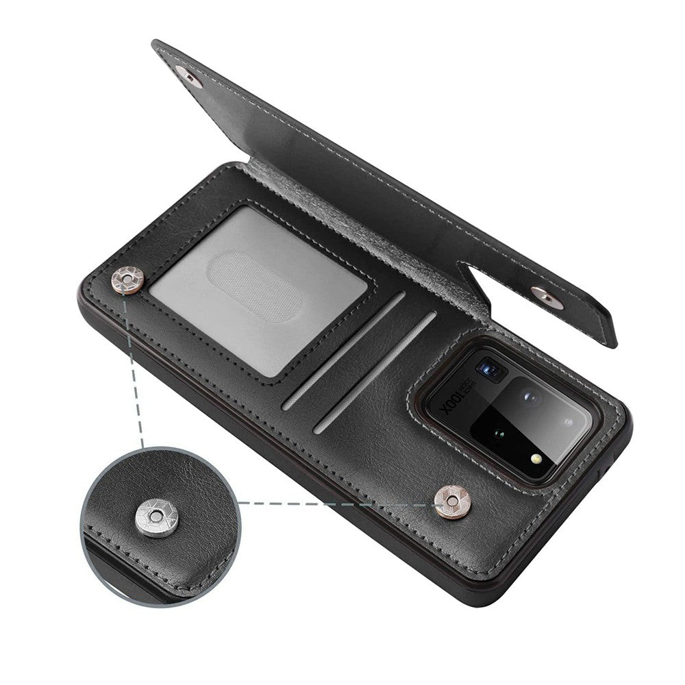 Back Flip Leather Wallet Cover Case for Samsung Galaxy S20 Ultra