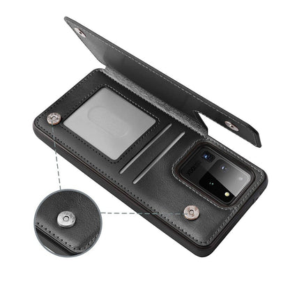 Back Flip Leather Wallet Cover Case for Samsung Galaxy S20 Ultra