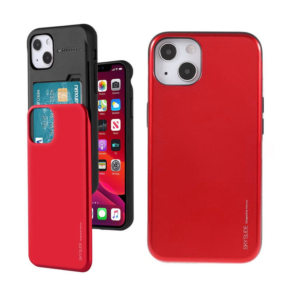 Mercury Sky Slide Bumper Cover Case for iPhone 13