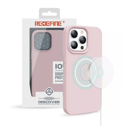 REDEFINE Liquid Silicone Case Cover with Magnetic Ring for iPhone 14 Plus Magsafe