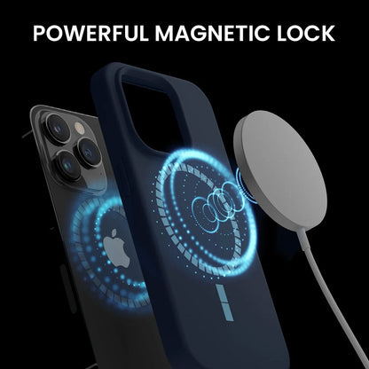 REDEFINE Liquid Silicone Case Cover with Magnetic Ring for iPhone 14 Plus/ 15 Plus Magsafe