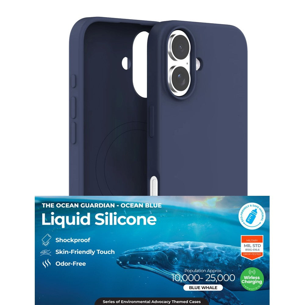 REDEFINE Liquid Silicone Case Cover with Magnetic Ring for iPhone 17 (Magsafe)