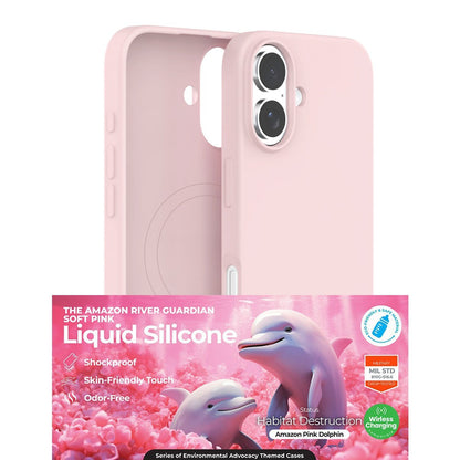 REDEFINE Liquid Silicone Case Cover with Magnetic Ring for iPhone 17 (Magsafe)