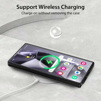 Hybrid Beatles Shockproof Case Cover with Magnetic Ring for Samsung Galaxy S25 Ultra