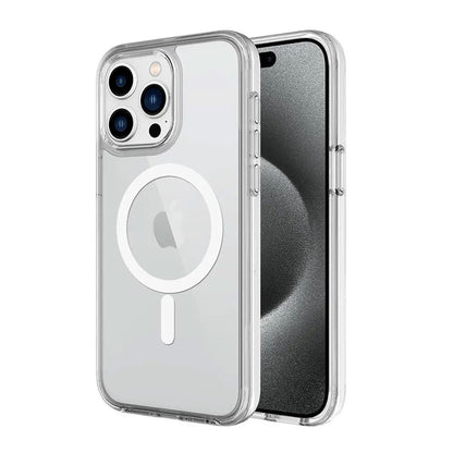 Hybrid Beatles Shockproof Case Cover with Magnetic Ring for iPhone 15 Pro