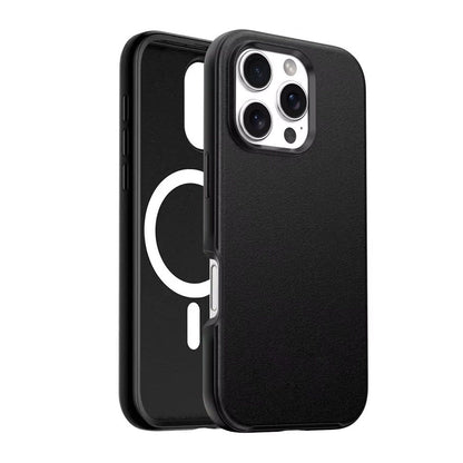 Hybrid Beatles Shockproof Case Cover with Magnetic Ring for iPhone 16 Pro