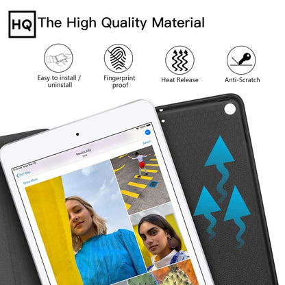 Soft TPU Back Shell Slim Case with Auto Sleep / Wake for iPad Pro 11 (2018) / (2020) / (2021) / (2022)