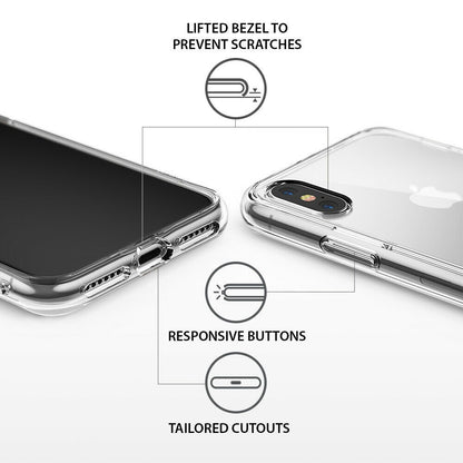 Shockproof Clear Protective Case for iPhone X/XS