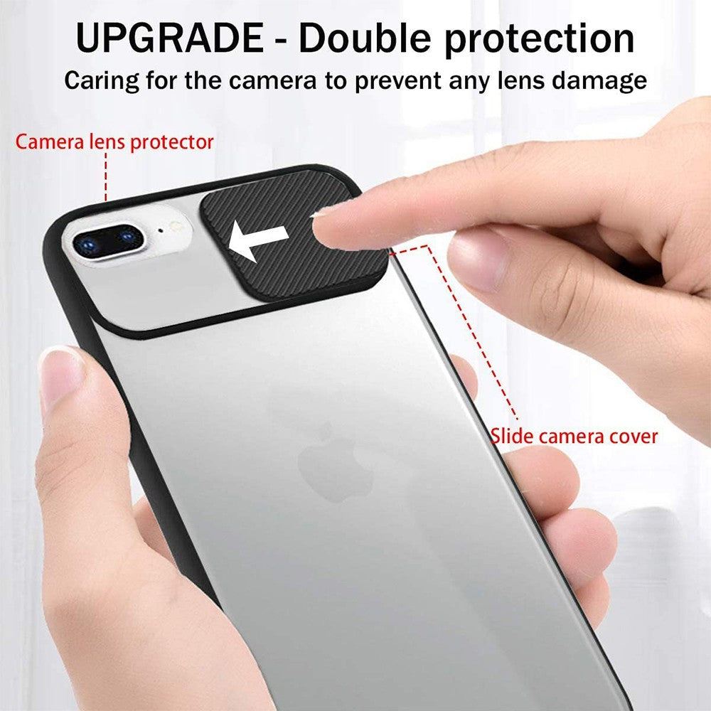 Camera Slide Peach Bumper Case for iPhone 6 / 6S / 7 / 8 / SE (2020) / SE (2022)