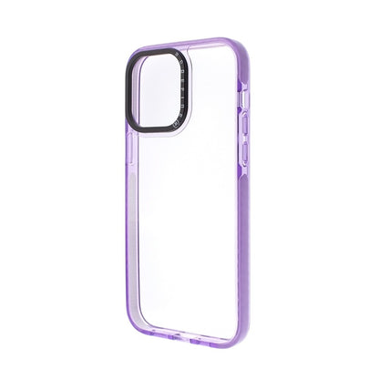 Transparent Candy Color Frame Shockproof Cover Case for iPhone 14 Pro