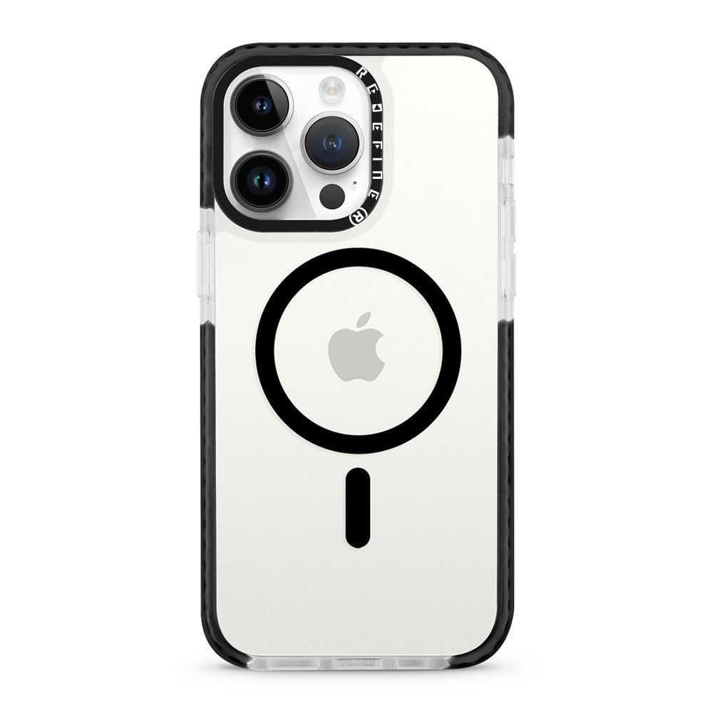 Transparent Candy Color Frame Shockproof Magsafe Case for iPhone 14 Pro Max