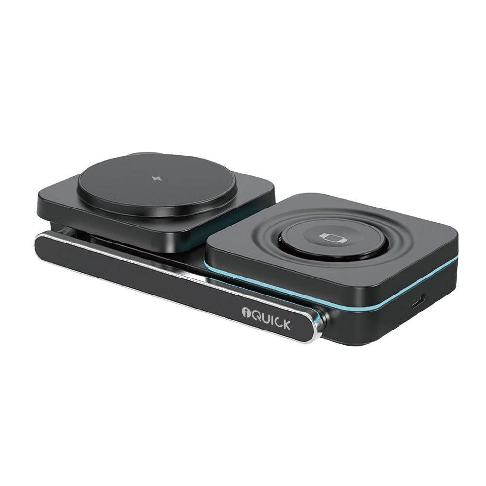 iQuick Twig T6 3 in 1 Foldable Wireless Charger Stand